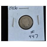 1906 Barber Dime