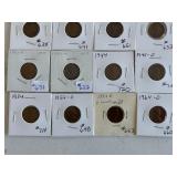 Lincoln Wheat and Memorial Cents