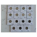 Roosevelt Dimes Including Silver