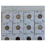 Roosevelt Dimes Including Silver