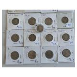 Buffalo Nickels Including Gold Plated