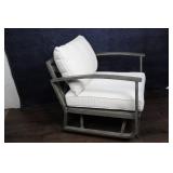 Pair of Outdoor Patio Lounge Chairs with Cushions