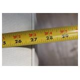 Wicker Patio Armchair with White Cushions