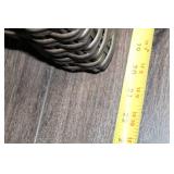 5-Piece Wicker Patio Set with Cushions