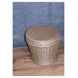 5-Piece Wicker Patio Set with Cushions