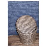 5-Piece Wicker Patio Set with Cushions