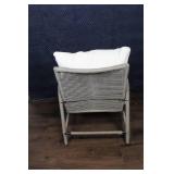 Pair of Outdoor Patio Armchairs with Cushions