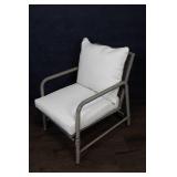 Pair of Outdoor Patio Armchairs with Cushions