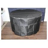 Round Wooden Outdoor Patio Table