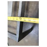 Outdoor Metal Canopy Sofa with Cushions