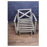 Pair of Outdoor Patio Lounge Chairs with Cushions