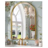 Gold Arch Mirror 22" x 30" $81.99 Retail - Brand New