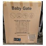 Extra Wide Baby Gate White 76" to 86" $89.99 Retail - Brand New