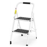 HB Tower 2 Step Ladder White $42.99 Retail - Brand New