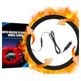 Heated Steering Wheel Cover - Brand New