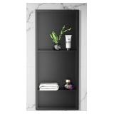 Stainless Steel Shower Niche 30" x 12" Matte Black $159.99 Retail - Brand New