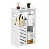 Bathroom Storage Cabinet 3 Tier White 24" H $31.99 Retail - Brand New