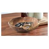 Exotic Bali Bowl Wooden Center Piece $48.99 Retail - Brand New