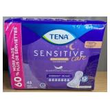 Tena Sensitive Care Extra Cover Pads 45 Count $45.99 Retail - Brand New