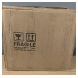 24 Pack 8oz Thick Amber Jars with Lids $49.99 Retail - Brand New