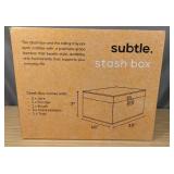 Subtle Ultimate Bamboo Stash Storage Box with Jars and Labels $39.99 Retail - Brand New