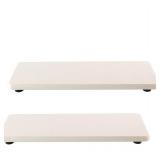 Stone Trays 8" L x 3" W White - Brand New