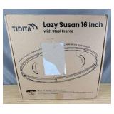 Lazy Susan with Steel Frame 16" $45.99 Retail - Brand New