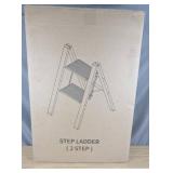 2 Step Aluminum Ladder $39.99 Retail - Brand New