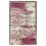 Celestial Collection Rug by Nourison - Abstract Pink & Ivory Runner 2