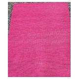 Rug Mat - Pink Braided Knit Floor Rug for Living Room & Entryway 8