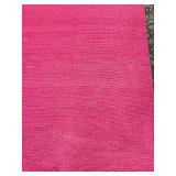 Rug Mat - Pink Braided Knit Floor Rug for Living Room & Entryway 8