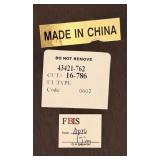 Oval Dining Table with Turned Legs - 2 Additional Table Leafs and Table Top Protector