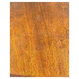 Oval Dining Table with Turned Legs - 2 Additional Table Leafs and Table Top Protector