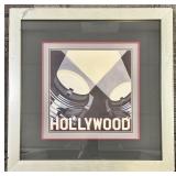 Hollywood Framed Film Reel Art Print