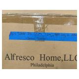 Alfresco Home Weave Round Dining Table - 60-Inch Diameter