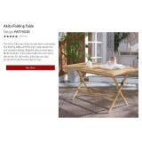 Safavieh Akita PAT7503D Folding Outdoor Rectangle Patio Table