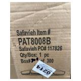 Safavieh PAT8008B Milan Fringe 9ft Crank Outdoor Auto Tilt Umbrella