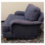Lexington Upholstery Armchair - Made in USA - Blue Fabric