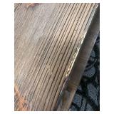 Brooklyn Coffee Table - Rustic Solid Wood with Turned Pedestal Legs