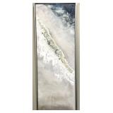 Abstract Seascape Triptych - 3-Panel Framed Canvas Artwork