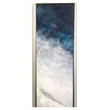 Abstract Seascape Triptych - 3-Panel Framed Canvas Artwork