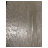 Dining Table - Gray Wood Grain Top & Metal Frame for Meetings