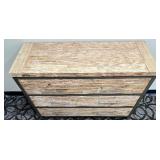 3-Drawer Rustic Industrial Chest