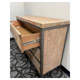 3-Drawer Rustic Industrial Chest