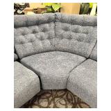 Parker Living Heritage Chelsea Collection Sectional Sofa - L-shaped Gray Upholstery