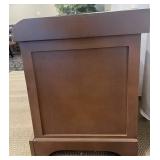 Safavieh Storage Bench with 3 Wicker Baskets - Brown Finish - 47 x 16 x 20 in