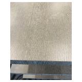 Stacked Platform Coffee End Table - Oak Veneer Central Column