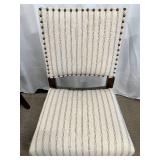 Chairs - Stripe Parson Chairs & Beige Accent Chair (Lot of 3) - For Repair