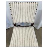 Chairs - Stripe Parson Chairs & Beige Accent Chair (Lot of 3) - For Repair