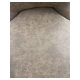 Upholstered Bar Stools - Gray & Brown Nailhead Trim (Lot of 2)